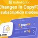 RoboForex cập nhật chế độ CopyFX