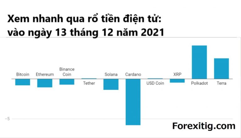 Xem nhanh qua rổ tiền điện tử vào ngày 13-12-2021